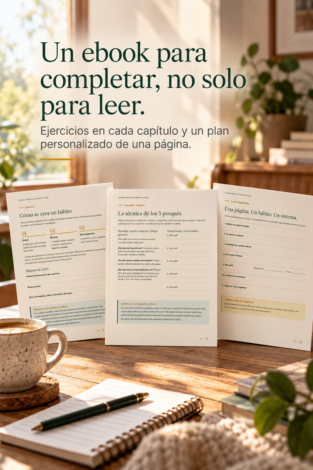 Cambiar hábitos sin pelearte contigo