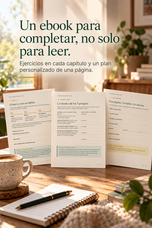 Cambiar hábitos sin pelearte contigo